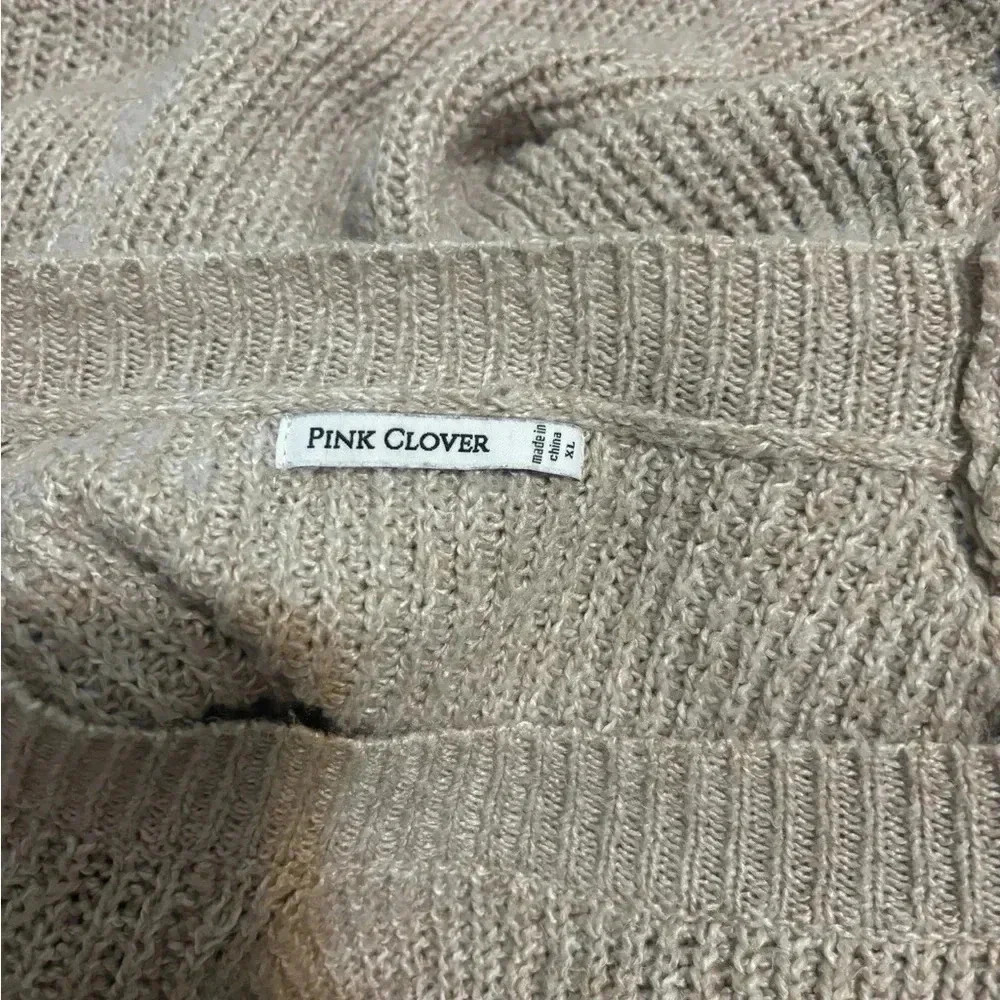 Pink clover Side Button Detail Sweater XL - Picture 8 of 10